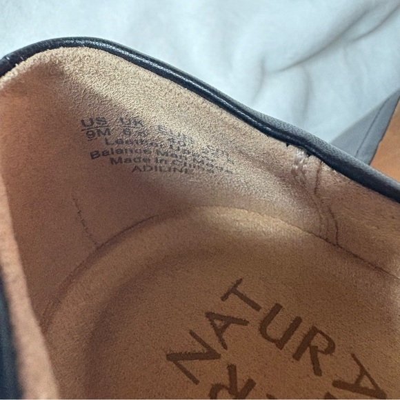 Naturalizer Adiline black leather lug sole loafer - Picture 9 of 11